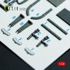 Kelik K48003 F-8J Crusader - interior 3D decals for Hasegawa kit 1/48